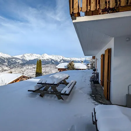 Luxe, Confort & Charme Avec Vue Panoramique Veysonnaz