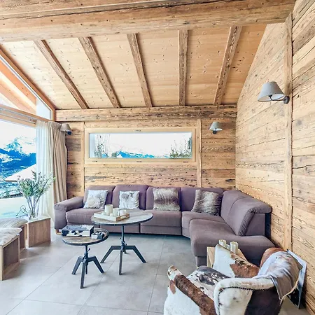 Luxe, Confort & Charme Avec Vue Panoramique Veysonnaz